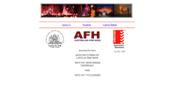 Desktop Screenshot of afh.com.au
